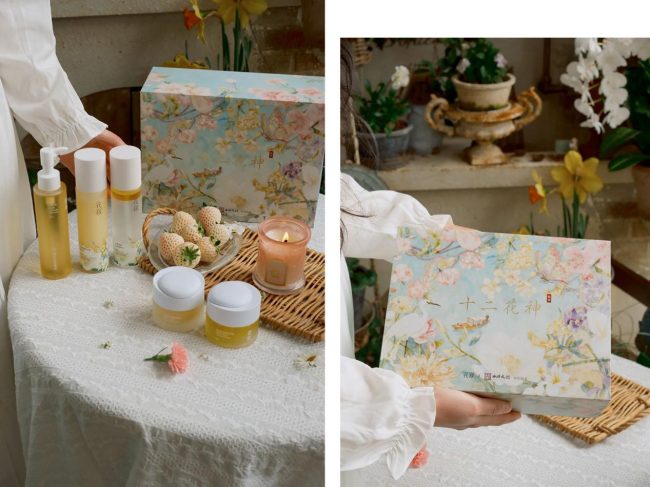 花寂×西湖文创联名礼盒温暖上市，以十二花神的祝福安放身心